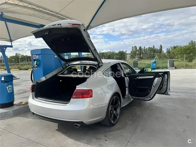 Usado Audi A5 Sportback S-Line 245 CV (180 kW) 2012 Gris / plata Utilitario