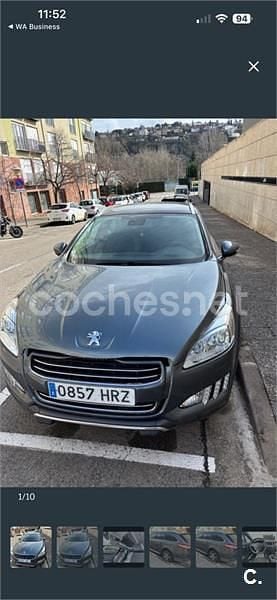 Usado Peugeot 508 RXH 200 CV (147 kW) 2013 Gris / plata Familiar