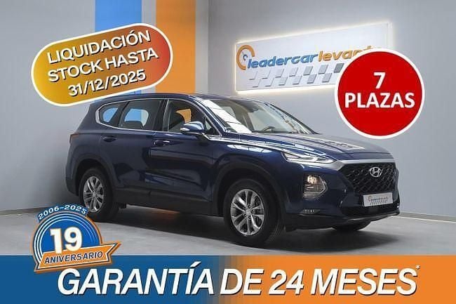 Azul Usado 2020 Hyundai Santa Fe SUV | 27.490 € (Precio justo) - Imagen 1/4