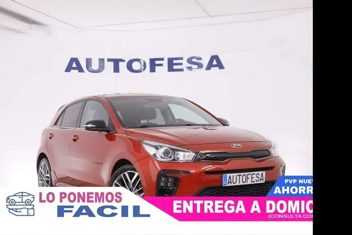 Usado Kia Rio GT-Line 101 CV (74 kW) 2019 Rojo Berlina
