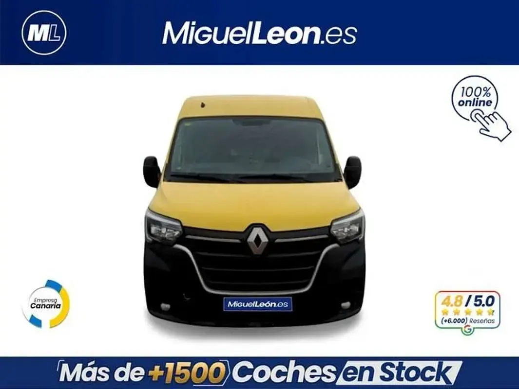 Usado Renault Master 136 CV (100 kW) 2020 Amarillo Monovolumen