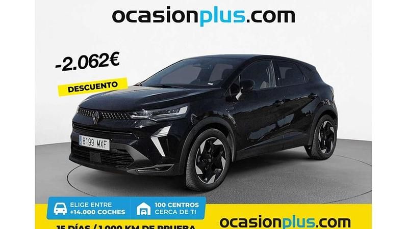 Negro Usado 2024 Renault Captur Techno SUV | 20.446 € (Precio justo) - Imagen 1/4