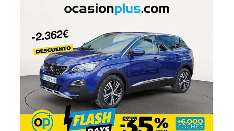 Usado Peugeot 3008 Allure 131 CV (96 kW) 2018 Azul SUV