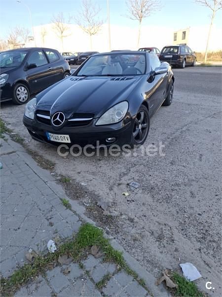 Usado Mercedes SLK200 163 CV (119 kW) 2005 Negro Descapotable