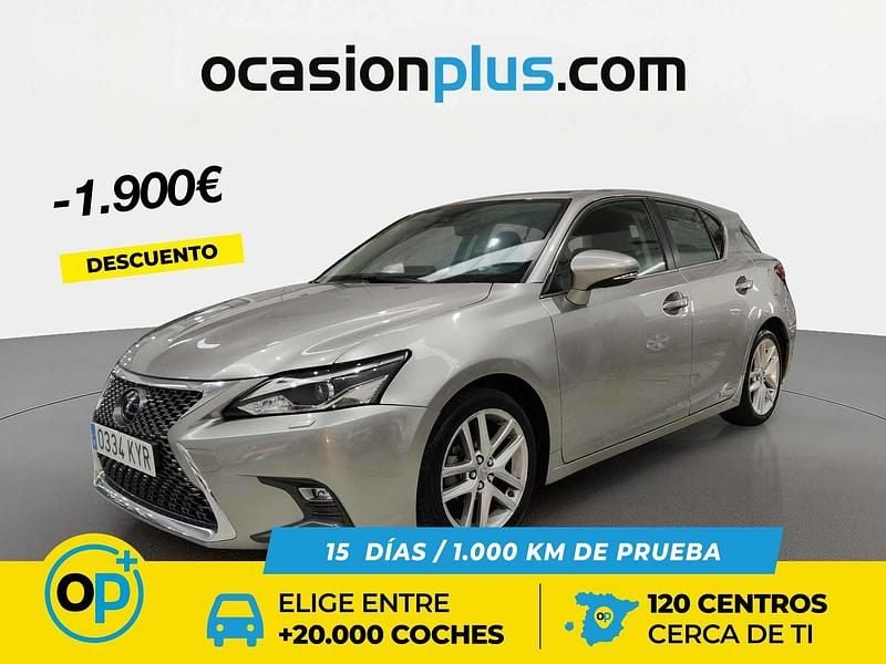 Gris Usado 2019 Lexus CT200h Executive Line | 18.400 € - Imagen 1/4