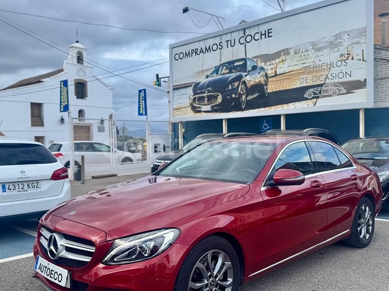 Granate Usado 2018 Mercedes C220 Berlina | 24.990 € (Buen precio) - Imagen 1/4