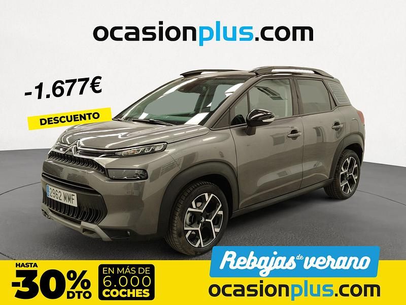 Gris Usado 2023 Citroën C3 Aircross PureTech SUV | 18.450 € (Precio justo) - Imagen 1/4