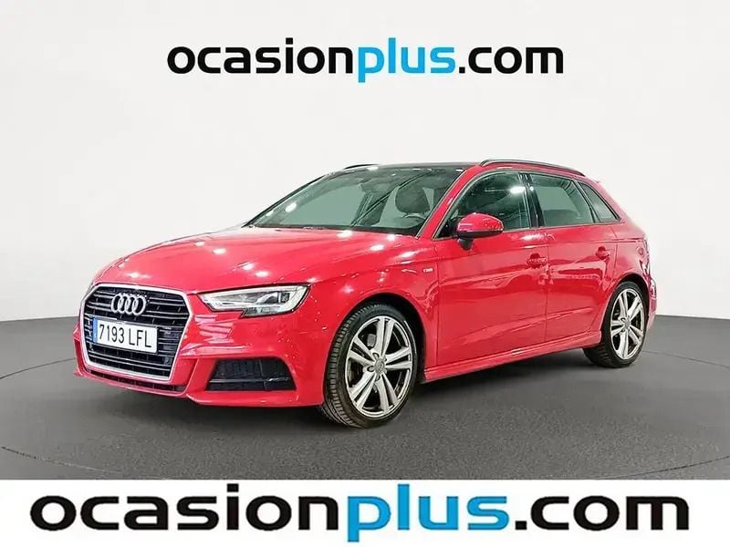 Rojo Usado 2020 Audi A3 Sportback S-Line Utilitario | 21.728 € (Buen precio) - Imagen 1/4