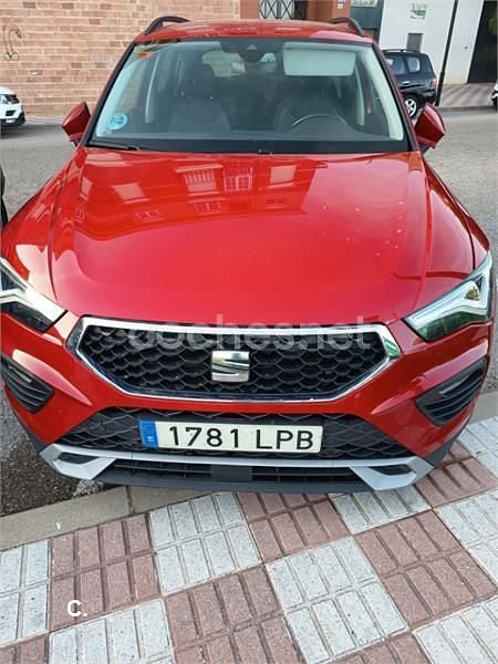 Usado Seat Ateca Style 150 CV (110 kW) 2021 Rojo SUV