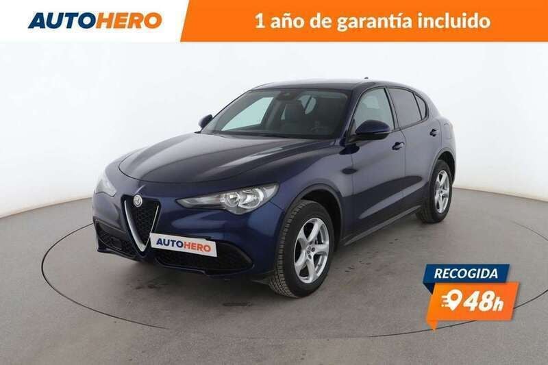 Azul Usado 2018 Alfa Romeo Stelvio Super SUV | 23.299 € (Buen precio) - Imagen 1/3