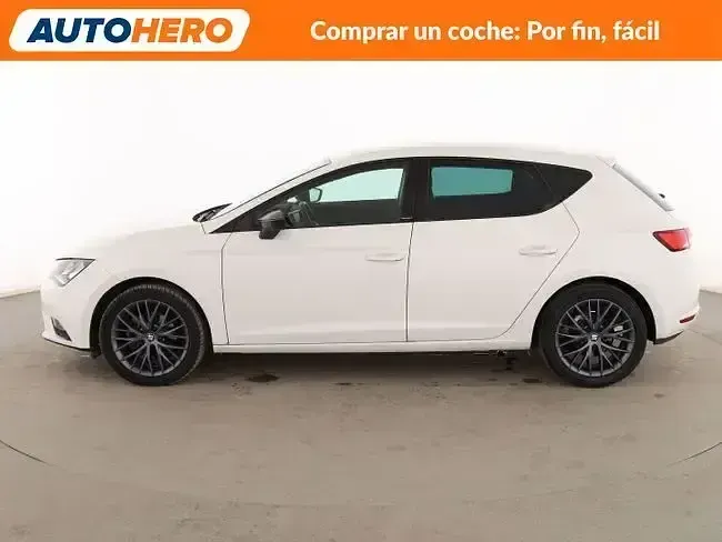Usado Seat Leon CONNECT 110 CV (80 kW) 2016 Blanco Berlina