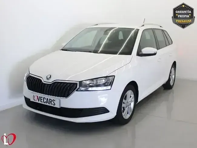 Usado Skoda Fabia Ambition 95 CV (69 kW) 2021 Blanco Familiar