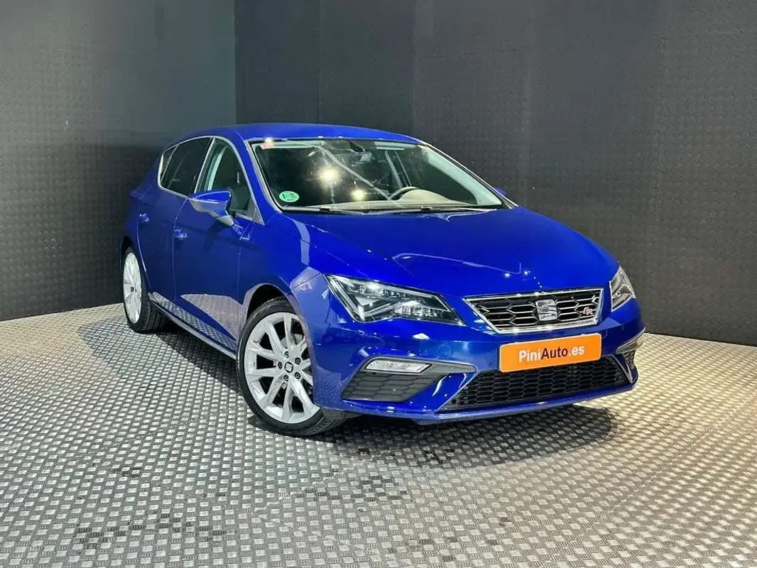 Usado Seat Leon ST FR 150 CV (110 kW) 2018 Azul Familiar
