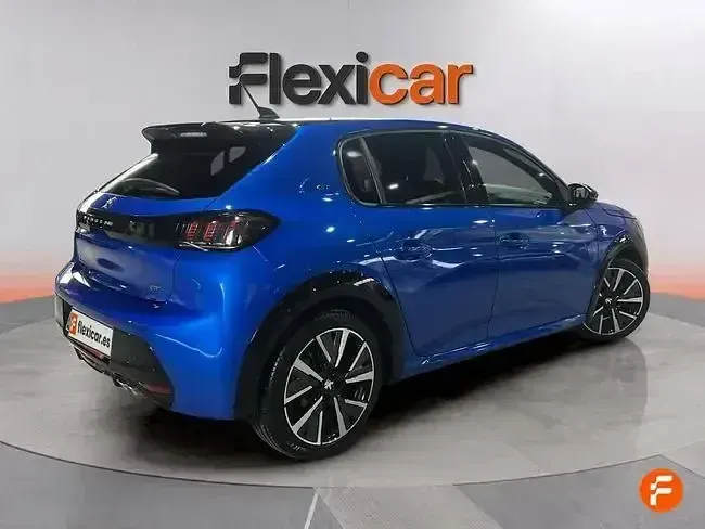 Usado Peugeot 208 GT 130 CV (95 kW) 2022 Azul Utilitario