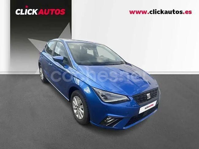 Usado Seat Ibiza Style 110 CV (80 kW) 2022 Azul Berlina