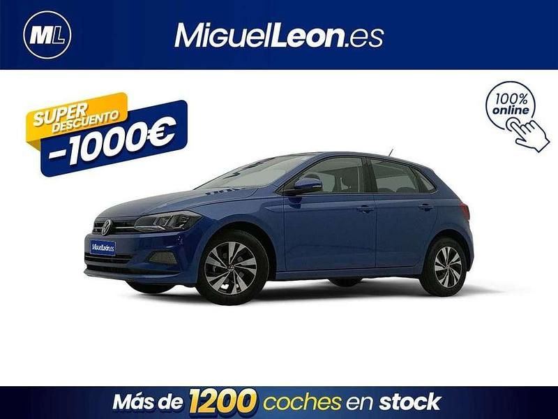 Azul Usado 2021 VW Polo Utilitario | 14.985 € (Buen precio) - Imagen 1/3