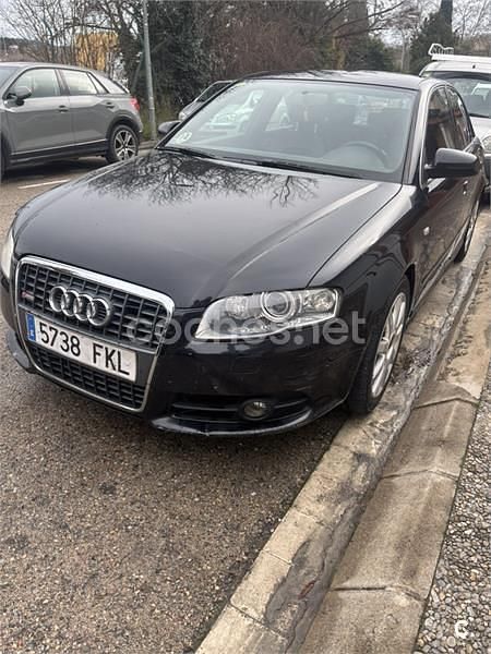 Usado Audi A4 140 CV (102 kW) 2007 Negro Berlina