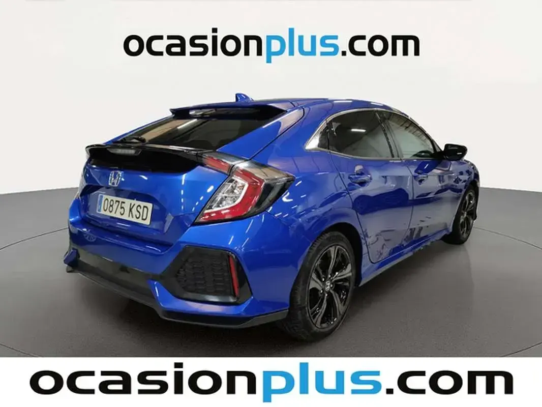 Usado Honda Civic Elegance 129 CV (94 kW) 2018 Azul Utilitario