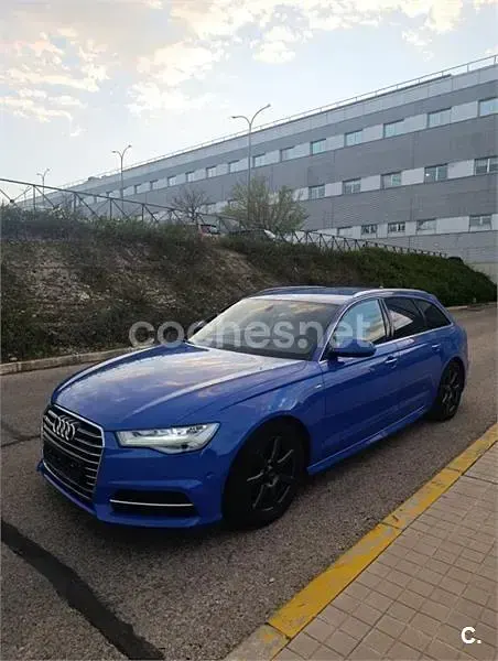 Usado Audi A6 Exclusive 190 CV (139 kW) 2016 Azul Familiar