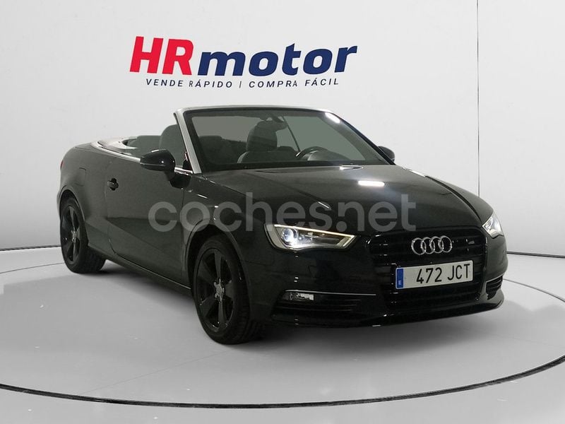 Negro Usado 2015 Audi A3 Cabriolet Ambition Descapotable | 20.690 € (Buen precio) - Imagen 1/4