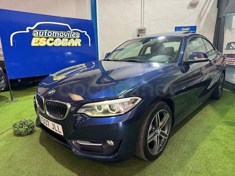 Usado BMW 218 Sport Line 150 CV (110 kW) 2016 Azul Coupe