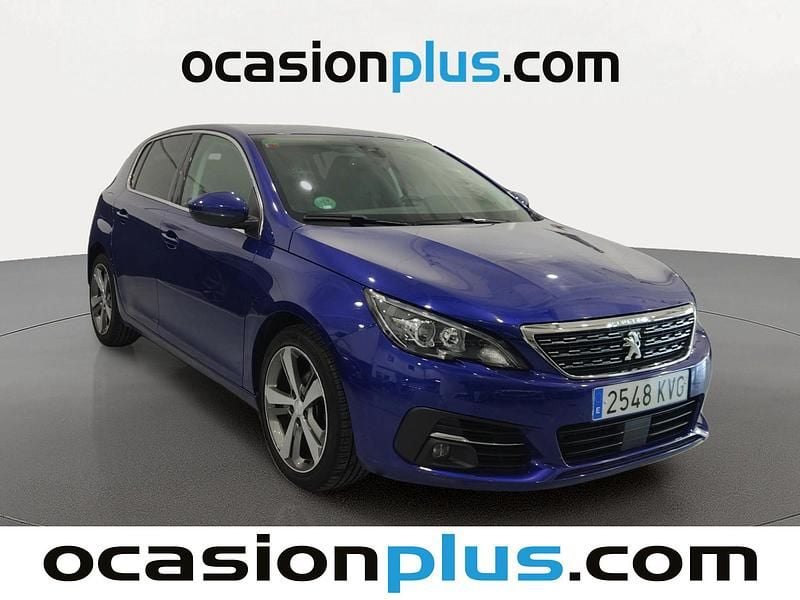 Usado Peugeot 308 Allure 110 HP (80 kW) 2019 Azul Citadino