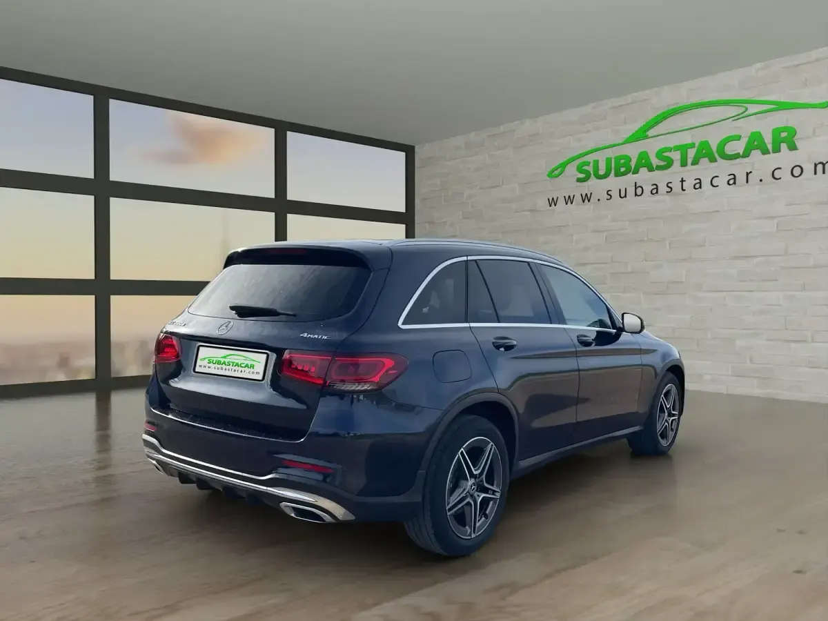 Usado Mercedes GLC220 194 CV (142 kW) 2021 Azul SUV