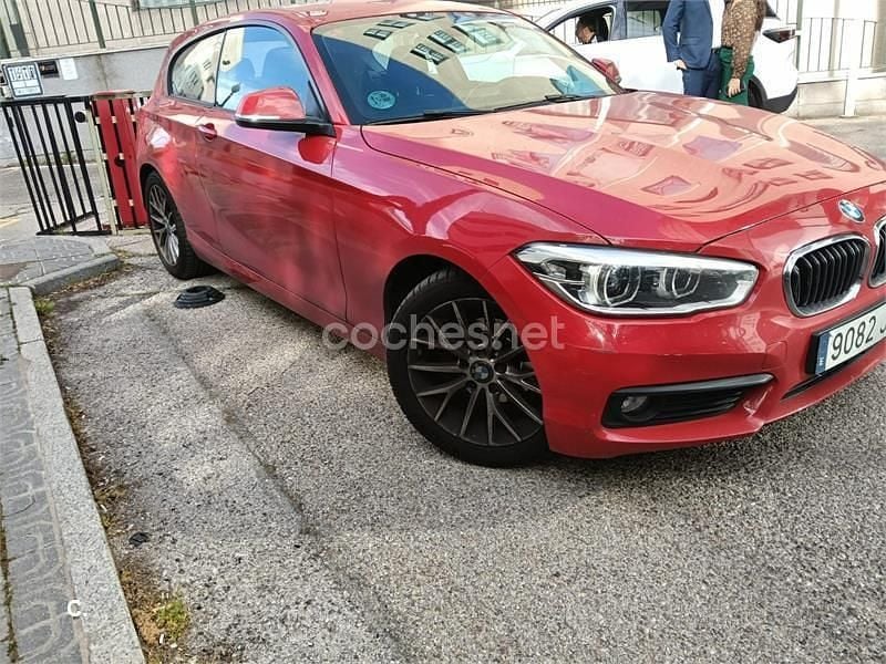 Usado BMW 116 Efficient Dynamics 116 CV (85 kW) 2017 Rojo Utilitario