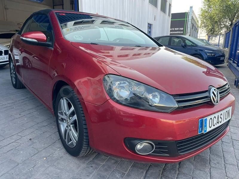 Usado VW Golf Cabriolet 105 CV (77 kW) 2012 Rojo Descapotable
