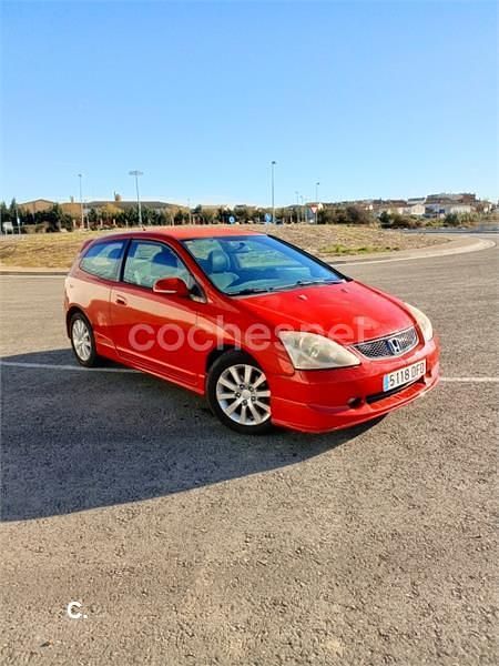 Rojo Usado 2004 Honda Civic Sport Berlina | 2400 € - Imagen 1/4