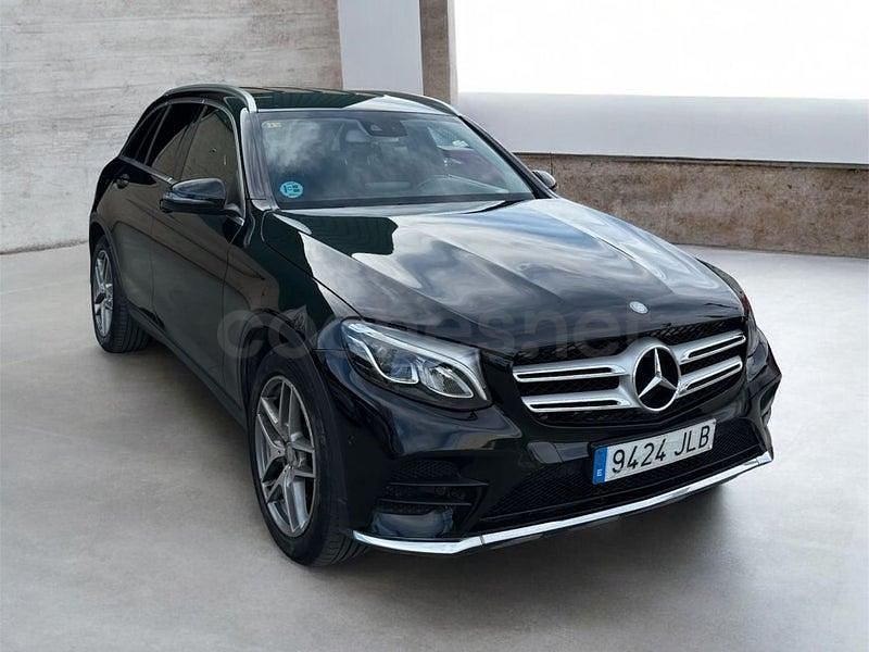 Usado Mercedes GLC220 170 CV (125 kW) 2016 Negro SUV