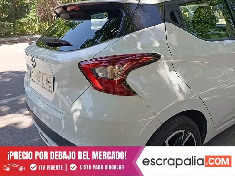 Usado Nissan Micra Acenta 92 CV (67 kW) 2022 Blanco Utilitario