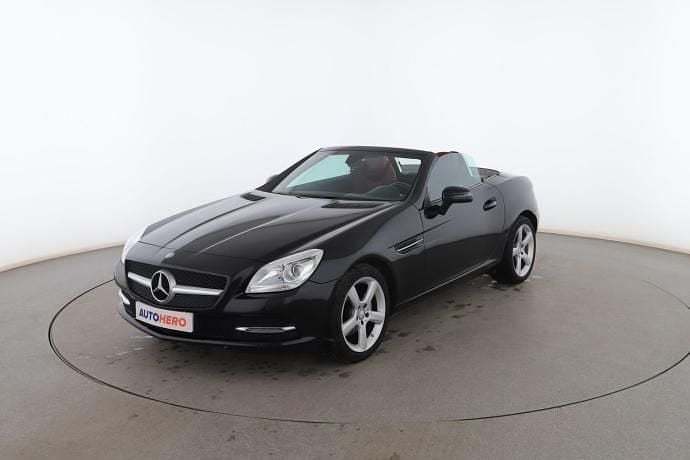 Usado Mercedes SLK200 185 CV (136 kW) 2016 Negro Descapotable