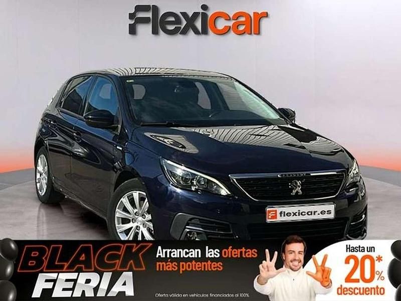 Azul Usado 2020 Peugeot 308 SW Allure Familiar | 9490 € - Imagen 1/4