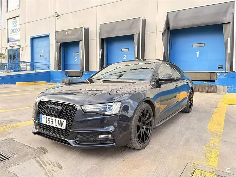 Usado Audi A5 Sportback S-Line 150 CV (110 kW) 2016 Azul Utilitario
