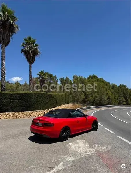 Usado Audi A5 Cabriolet S-Line 170 CV (125 kW) 2011 Rojo Descapotable