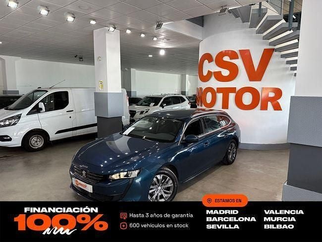 Usado Peugeot 508 SW Active 131 CV (96 kW) 2022 Azul Familiar