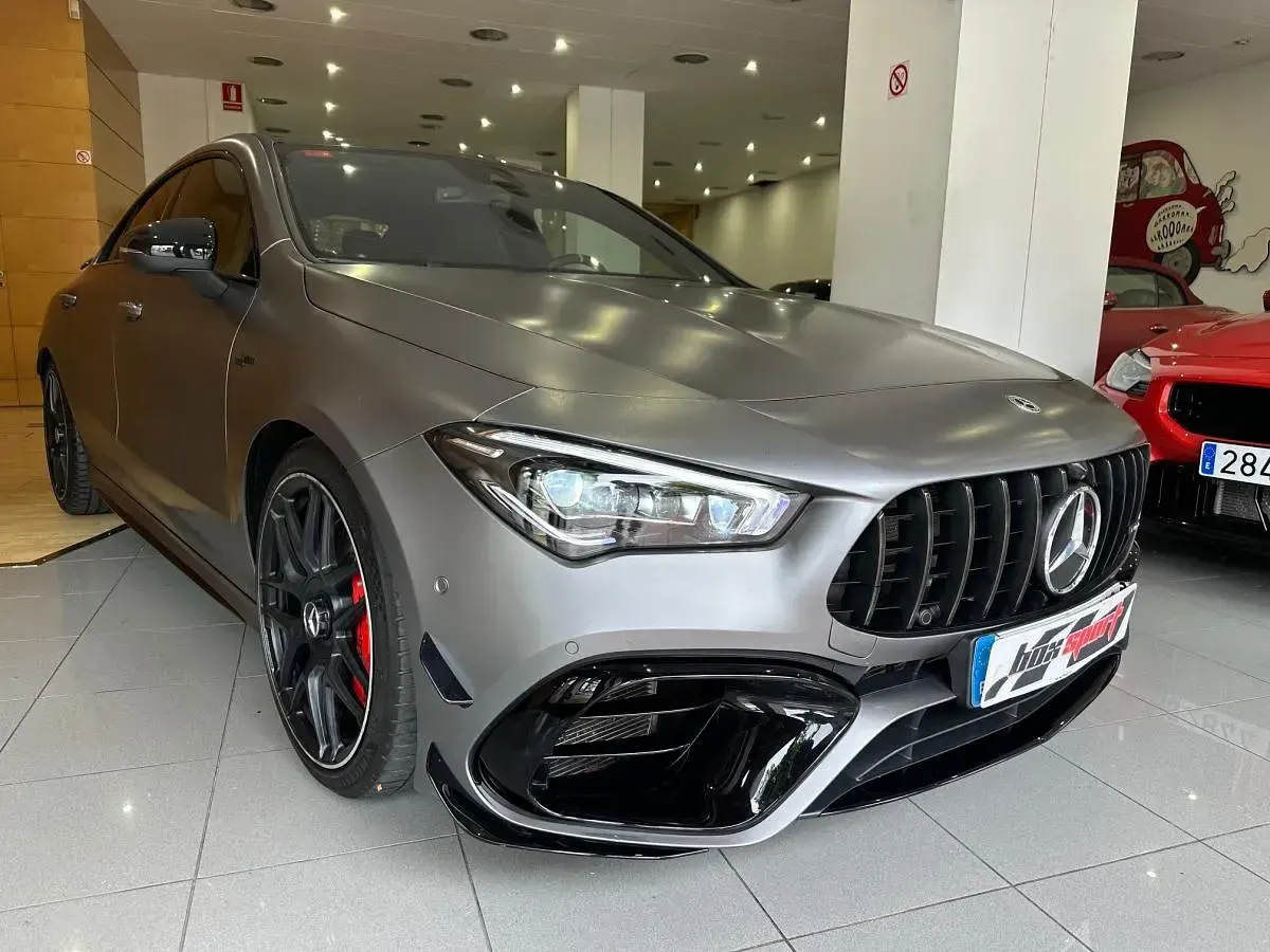 Usado Mercedes CLA45 AMG AMG 422 CV (310 kW) 2021 Gris mate Coupe