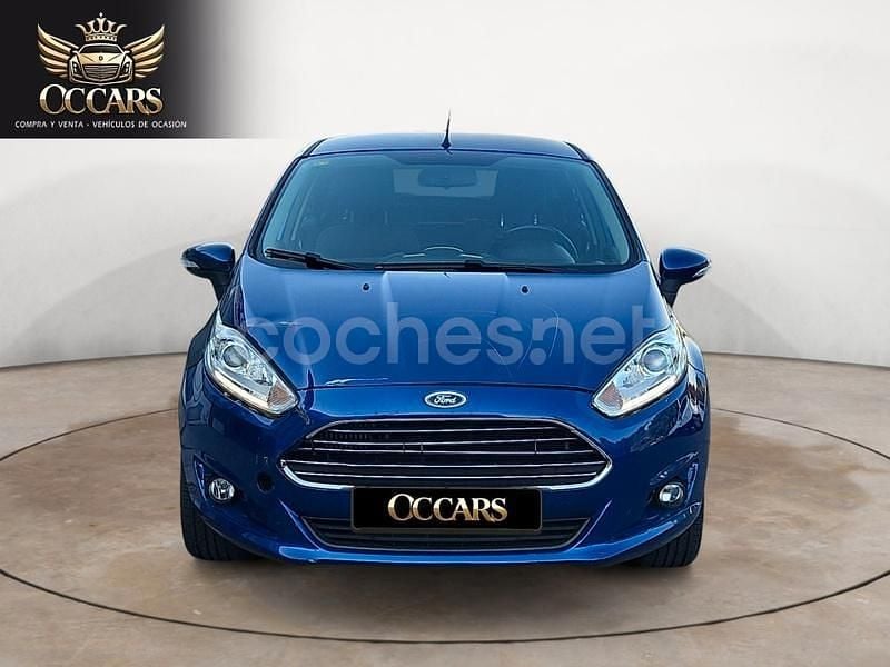 Azul Usado 2014 Ford Fiesta Titanium Utilitario | 8490 € (Un poco caro) - Imagen 1/4