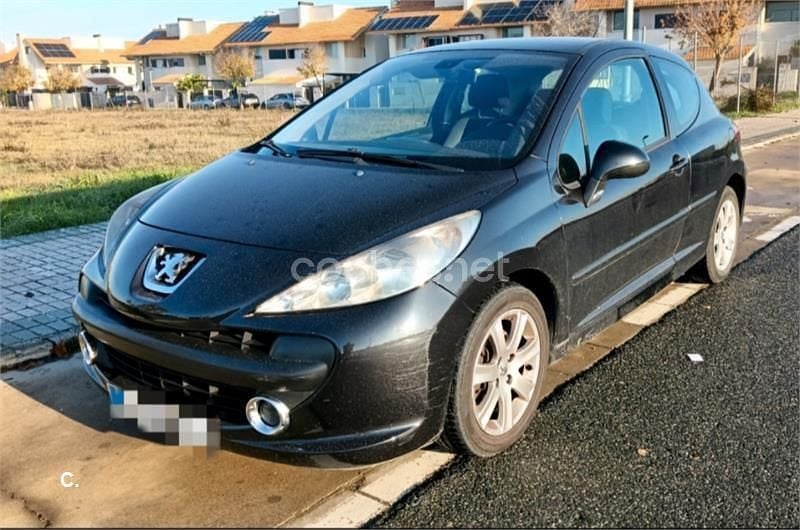 Negro Usado 2008 Peugeot 207 Berlina | 3800 € (Precio justo) - Imagen 1/4