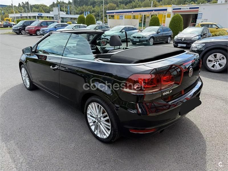 Negro Usado 2015 VW Golf Cabriolet Descapotable | 10.500 € (Buen precio) - Imagen 1/4