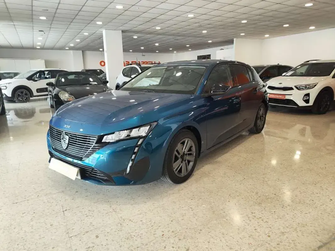 Usado Peugeot 308 Style 131 CV (96 kW) 2024 Azul Utilitario