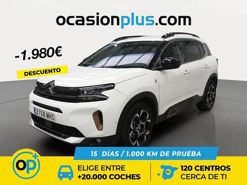 Blanco Usado 2023 Citroën C5 Aircross PureTech SUV | 17.090 € (Super precio) - Imagen 1/4