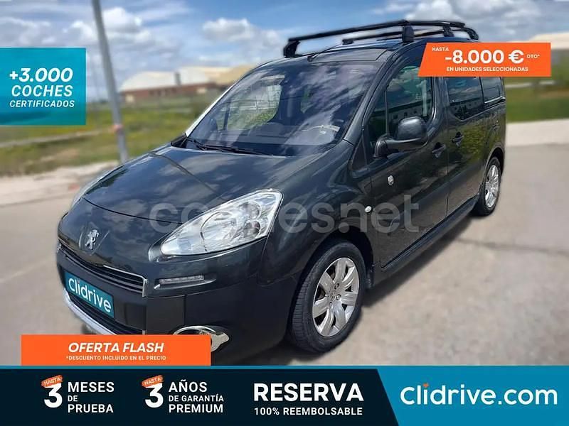 Gris / plata Usado 2014 Peugeot Partner Tepee Outdoor Monovolumen | 6190 € (Buen precio) - Imagen 1/3