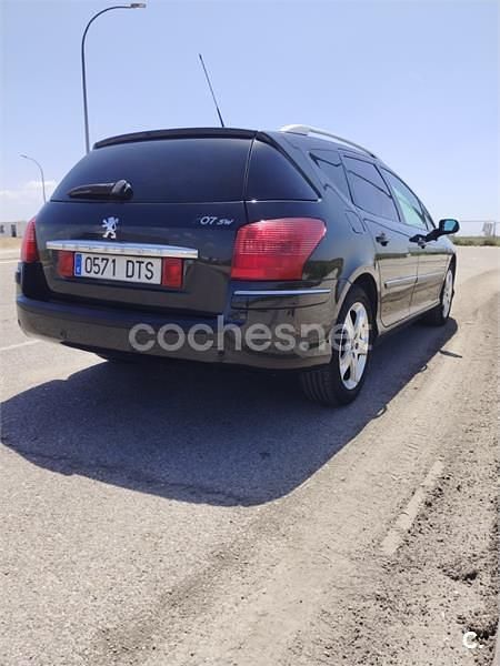 Usado Peugeot 407 Sport 136 CV (100 kW) 2005 Negro Familiar