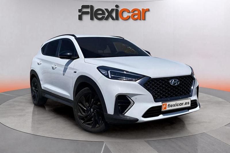 Usado Hyundai Tucson N Line 136 CV (100 kW) 2020 Blanco SUV