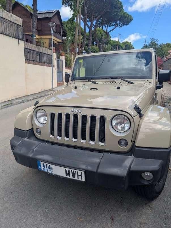 Usado Jeep Wrangler Unlimited Sahara 200 CV (147 kW) 2018 Marrón SUV