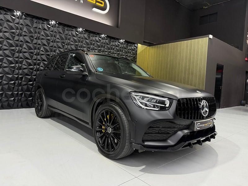 Usado Mercedes GLC220 194 CV (142 kW) 2021 Negro SUV