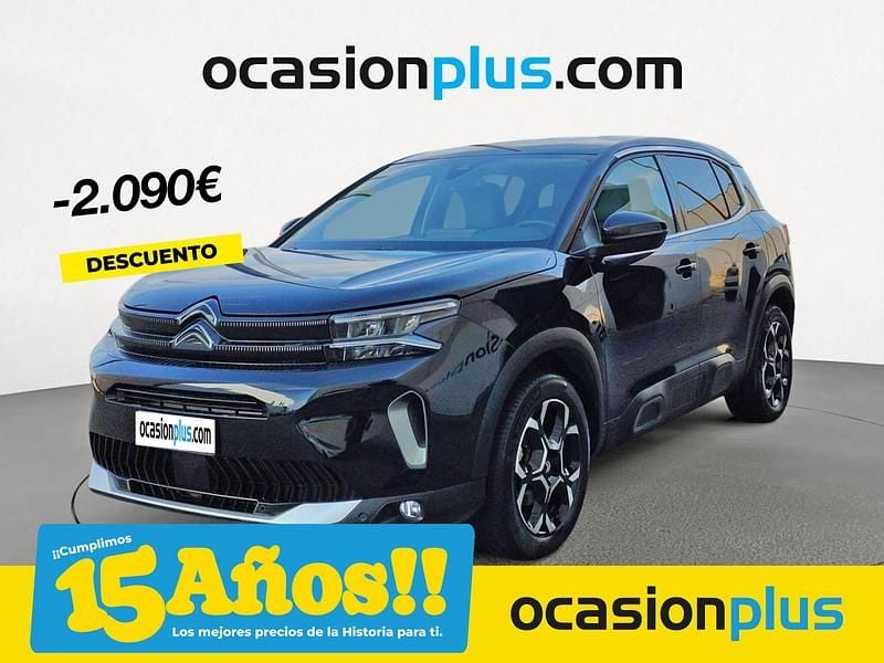 Negro Usado 2024 Citroën C5 Aircross SUV | 22.490 € (Precio justo) - Imagen 1/4