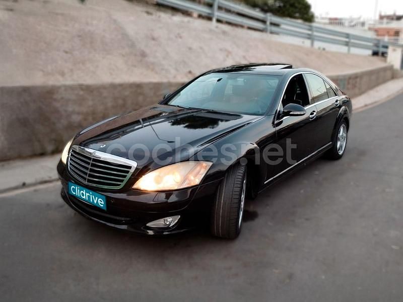 Usado Mercedes S350 258 CV (189 kW) 2007 Negro Berlina